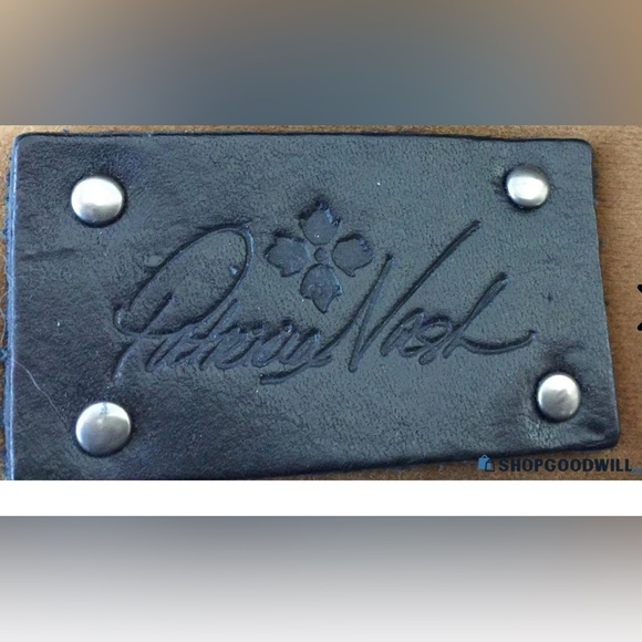 PATRICIA NASH Black Leather Benvenuto Tote - Picture 9 of 10